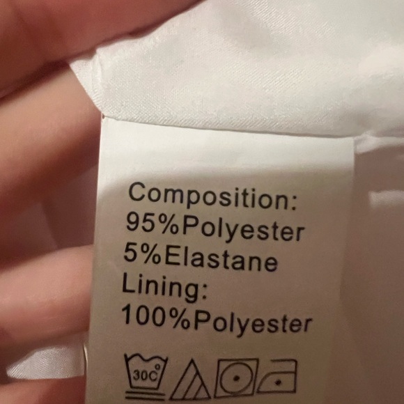 NWT Pink and White Floral Puff Sleeve V Neck High Waist Maxi Dress Size Small - Picture 12 of 15